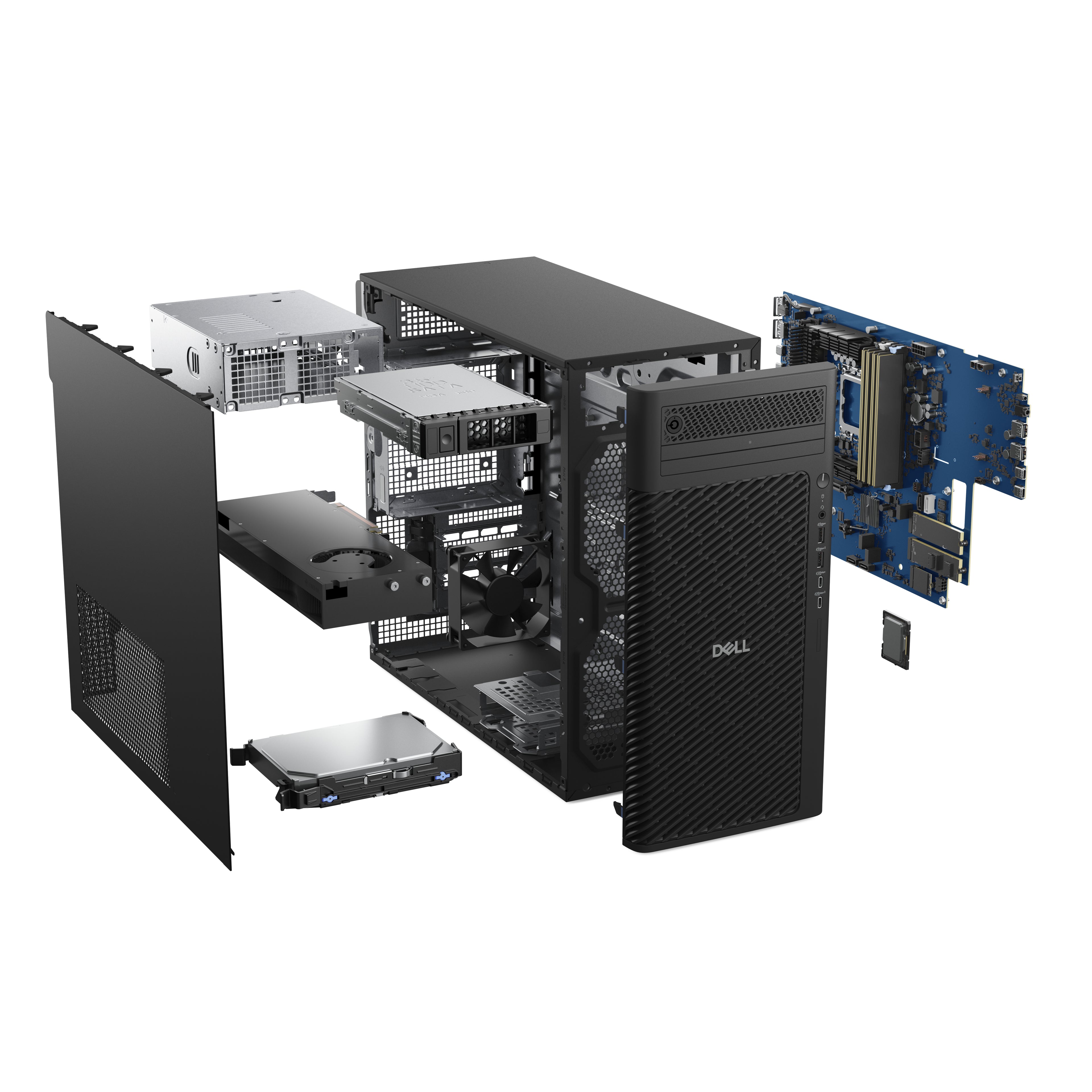 DELL Pro Max FCT2250 T2 Intel Core Ultra 7 265K 32 Go DDR5-SDRAM 1 To SSD Windows 11 Pro Tower PC Noir