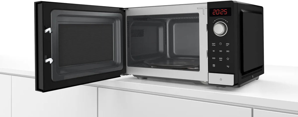Bosch Bosch Serie 2 FFL023MS2 micro-onde Noir, Acier inoxydable Micro-onde simple Comptoir 20 L 800 W