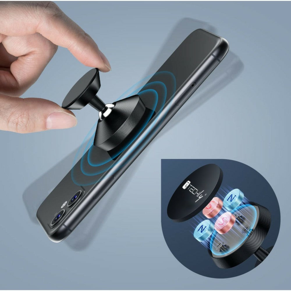 Techly I-SMART-UNI7 support Support passif Mobile/smartphone Noir