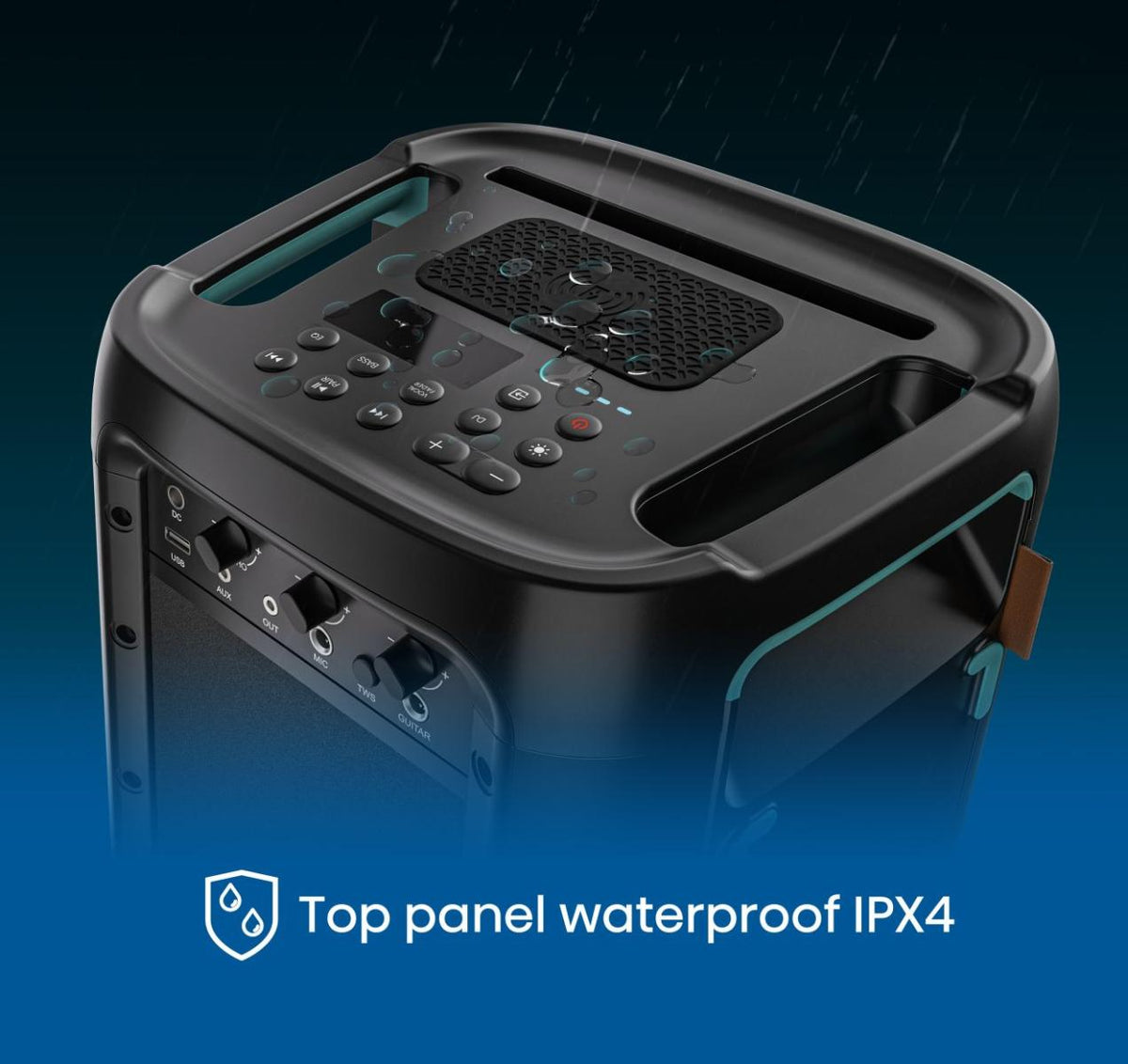 Hisense Party Storm 1 Orateur du parti Noir 300 W