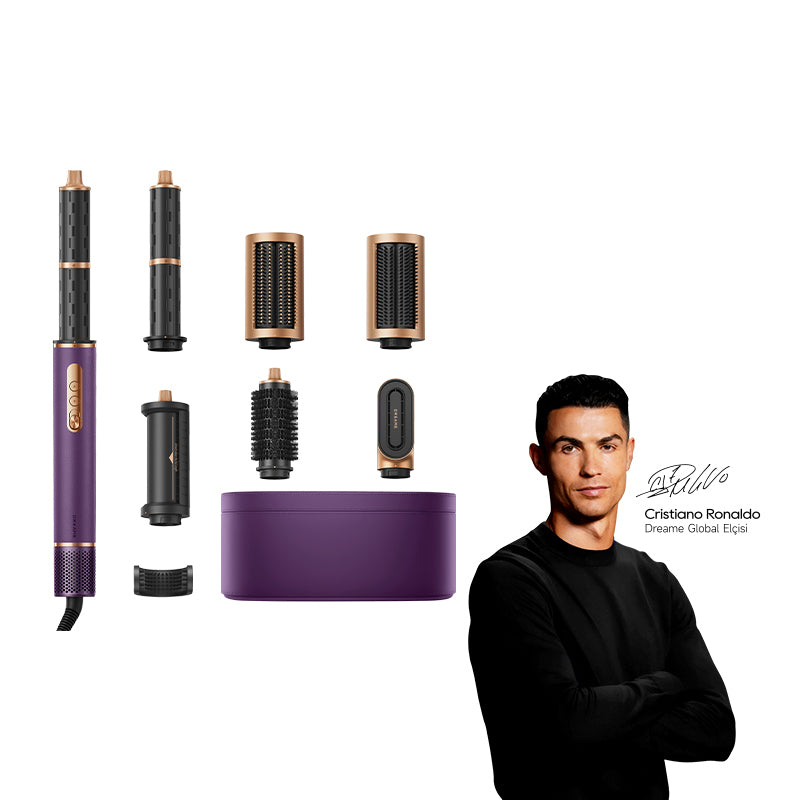 Dreame Air Style Pro Kit d'accessoires de coiffure À chaleur Violet 1300 W 2,8 m