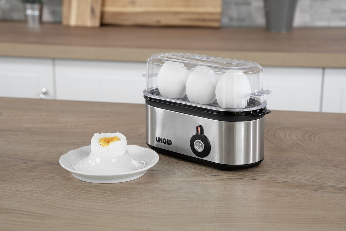Unold 38610 cuiseur d'oeufs 3 œufs 210 W Acier inoxydable