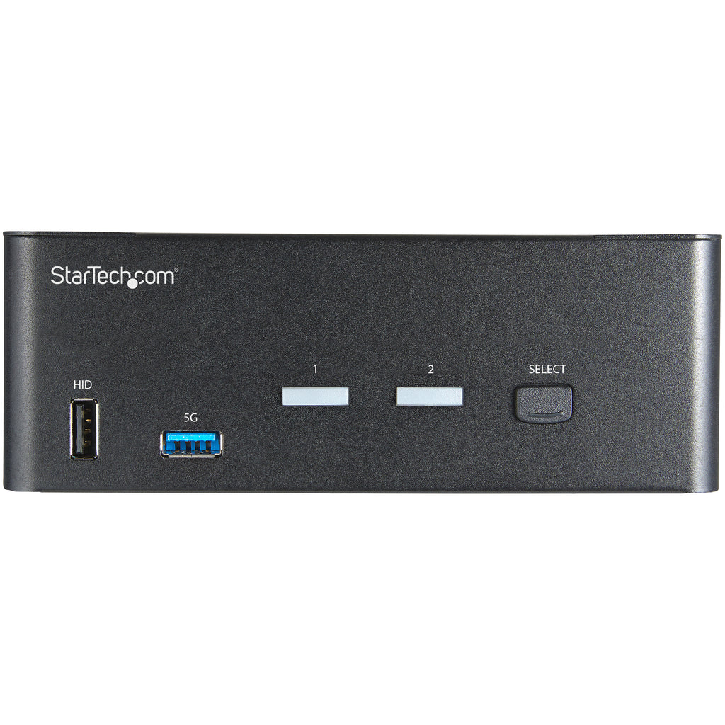 StarTech.com Commutateur KVM HDMI 2.0 2 Ports 2 Écrans 4K 60Hz Ultra HDR avec Hub USB 3.0