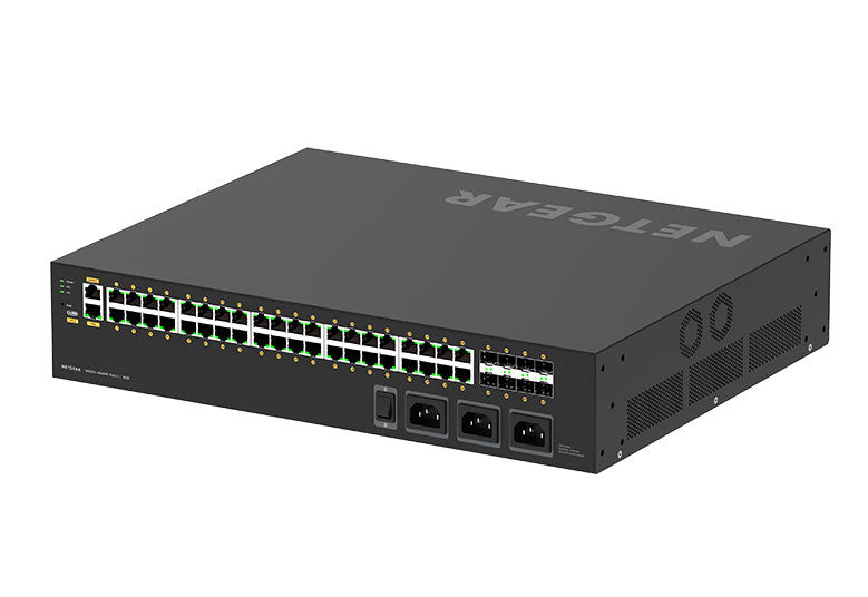 NETGEAR GSM4248UX Switch Gigabit Ethernet Géré L2/L3 PoE, 40 Ports RJ-45, 2U, Noir