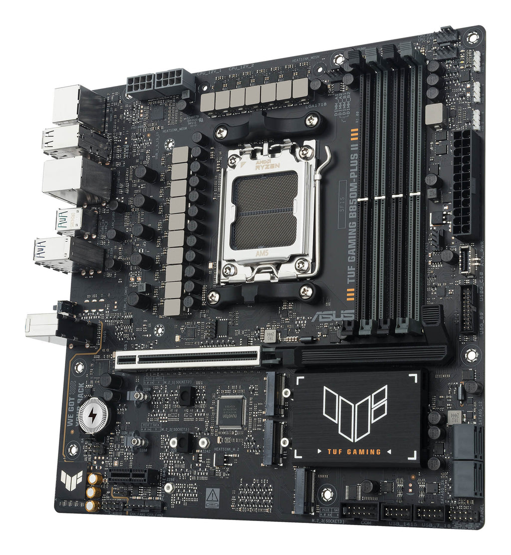ASUS TUF GAMING B850M-PLUS II AMD B850 Emplacement AM5 micro ATX