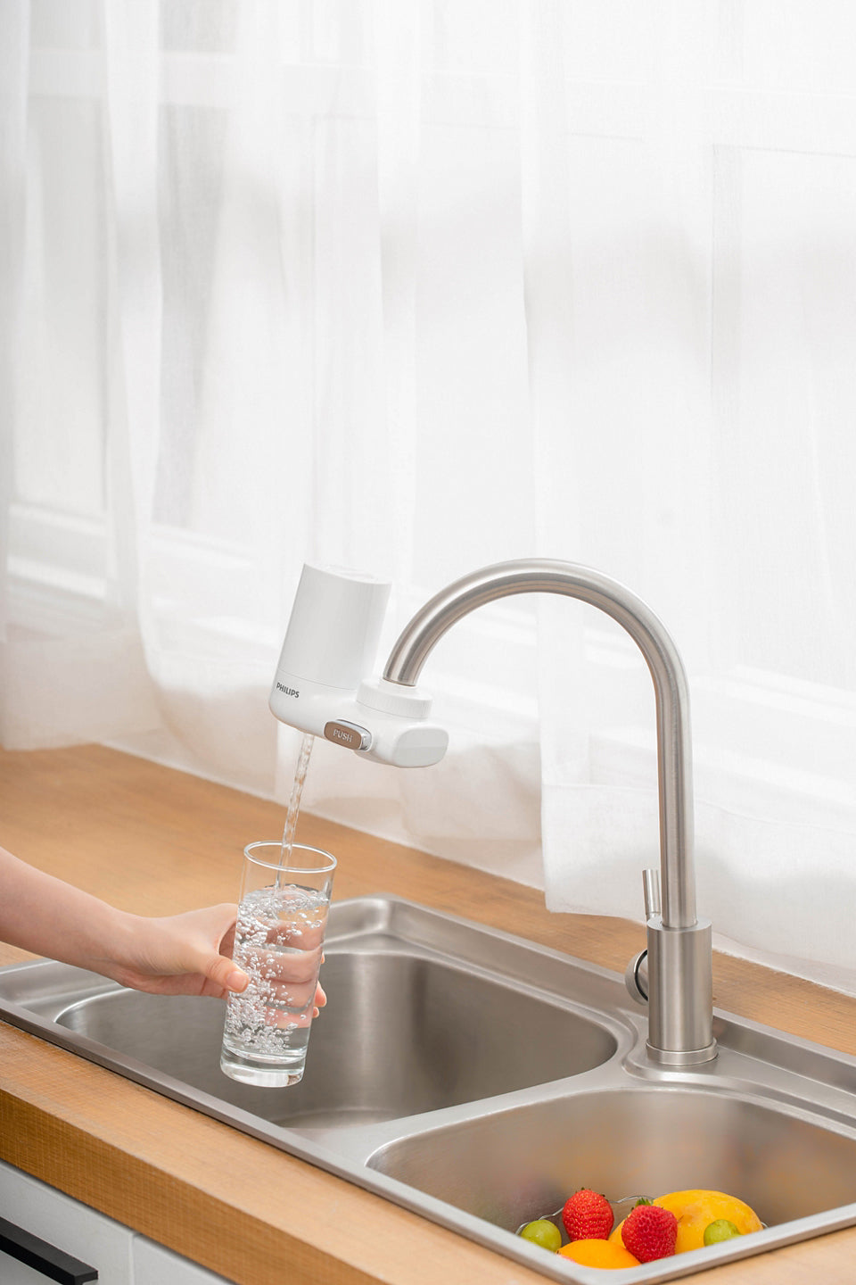 Philips AWP3703/10 filtre à eau Filtre à eau pour robinet Blanc