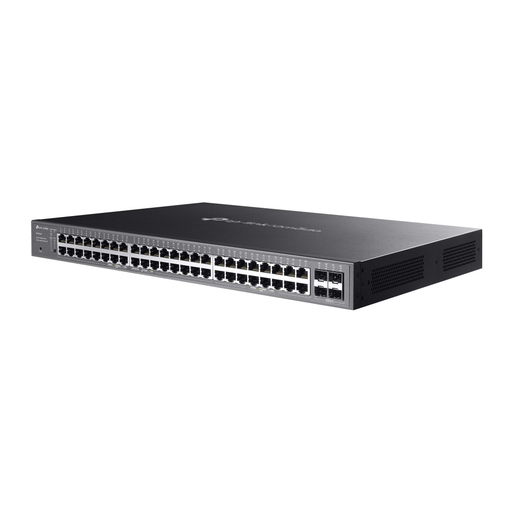 TP-Link Omada SG2452LP commutateur réseau Géré L2/L2+ Gigabit Ethernet (10/100/1000) Connexion Ethernet, supportant l'alimentation via ce port (PoE) 1U Noir - vue 3