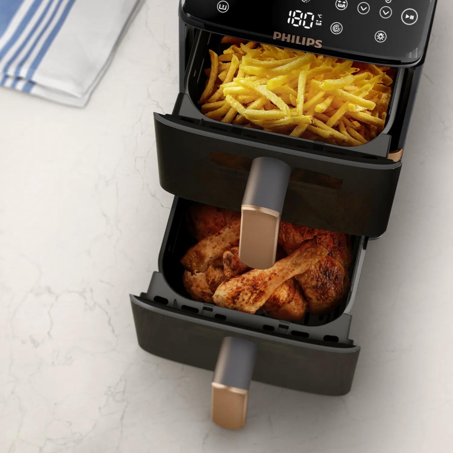 Philips 4000 series Airfryer à deux paniers superposés série 4000