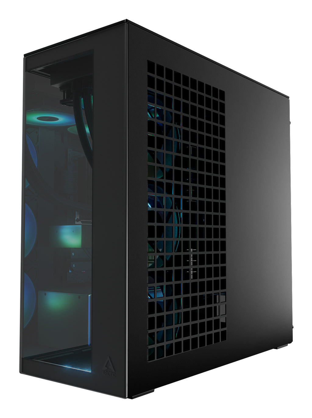 ARCTIC Xtender Black (Tinted Glass) Midi Tower Noir
