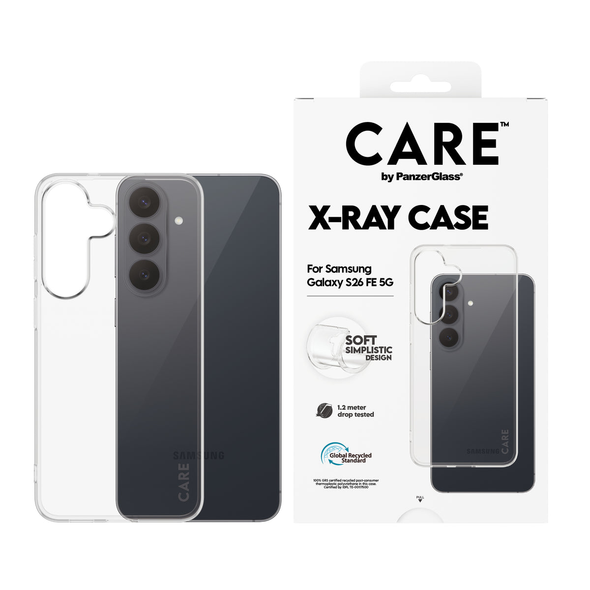 PanzerGlass CARE™ by ® X-Ray Case Case Samsung Galaxy S26 FE 5G coque de protection pour téléphones portables Housse Tra