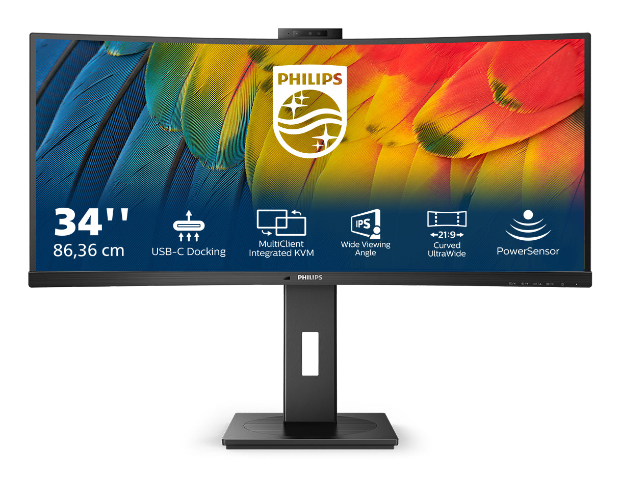 Philips 5000 series 34B1U5600CH/23 écran plat de PC 86,4 cm (34") 3440 x 1440 pixels Wide Quad HD LCD Noir