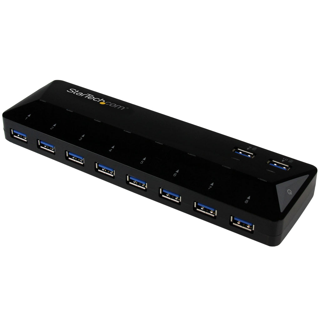 StarTech.com Concentrateur USB 3.0 10 ports 5Gbps avec Ports de Charge Rapide