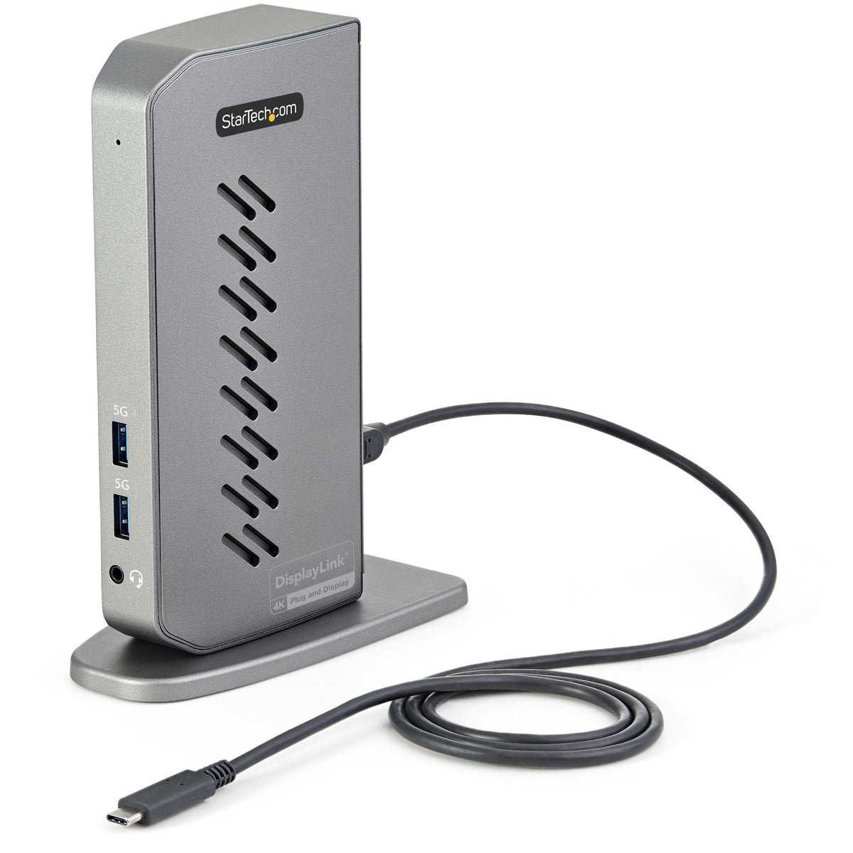 StarTech.com Station d'Accueil Hybride USB-C et USB-A, Double Écran 4K 60Hz HDMI/DisplayPort, 6x USB-A, GbE, USB 3.1 Gen