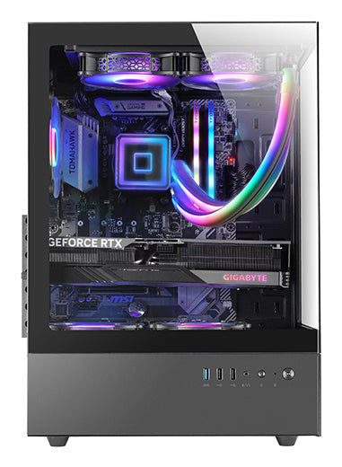 Mars Gaming MC-XO Midi Tower Noir - vue 2
