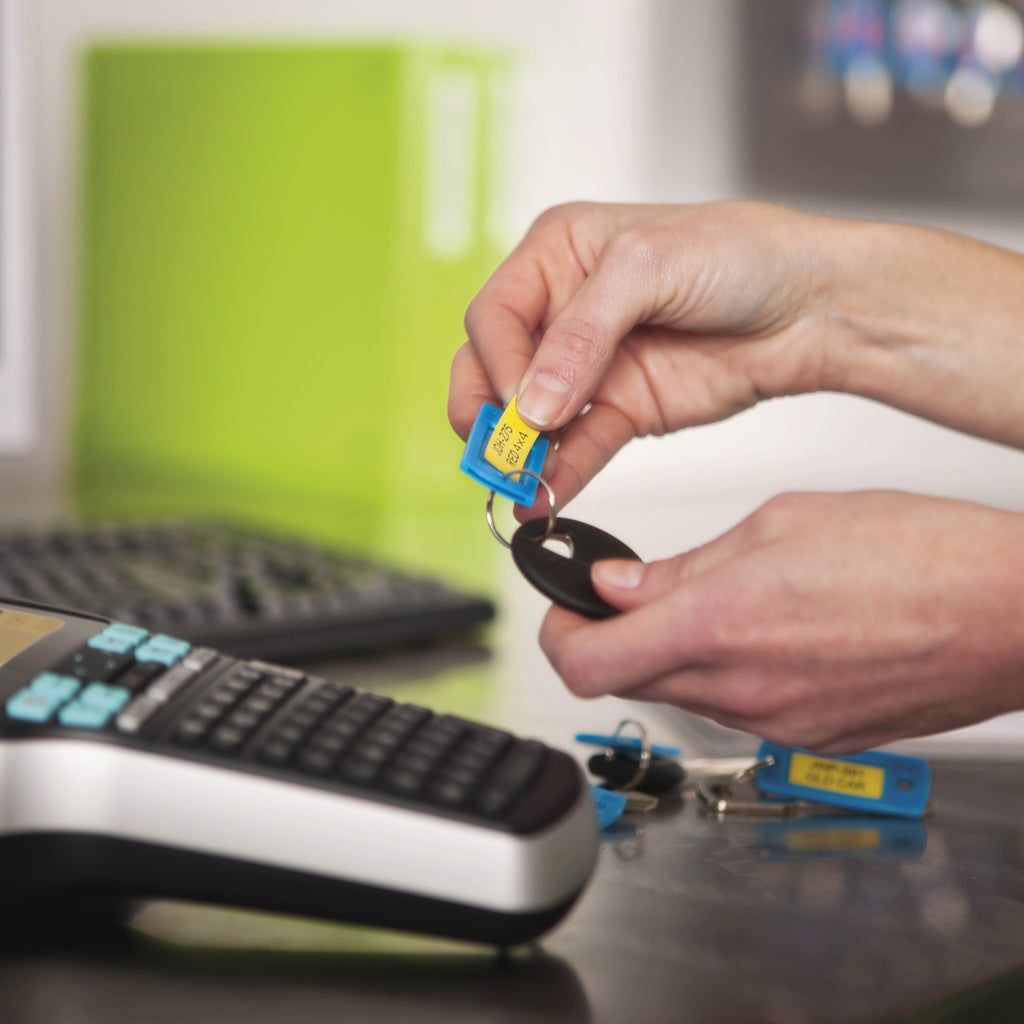 DYMO LabelManager LabelManager420P Étiqueteuse portable rechargeable | hautes performances avec connexion PC/Mac | Clavier ABC avec Malette de Transport et 4 Ruban D1