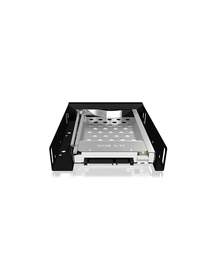 ICY BOX IB-2217StS 8,89 cm (3.5") Plateau de stockage de disques Noir