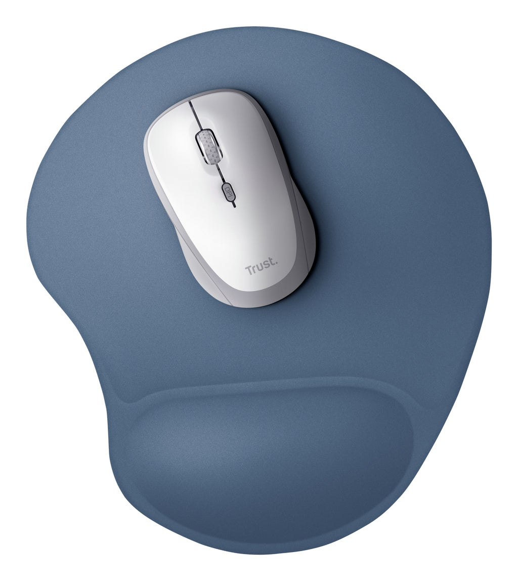 Trust 26011 Tapis de Souris avec Repose-Poignet, Bleu