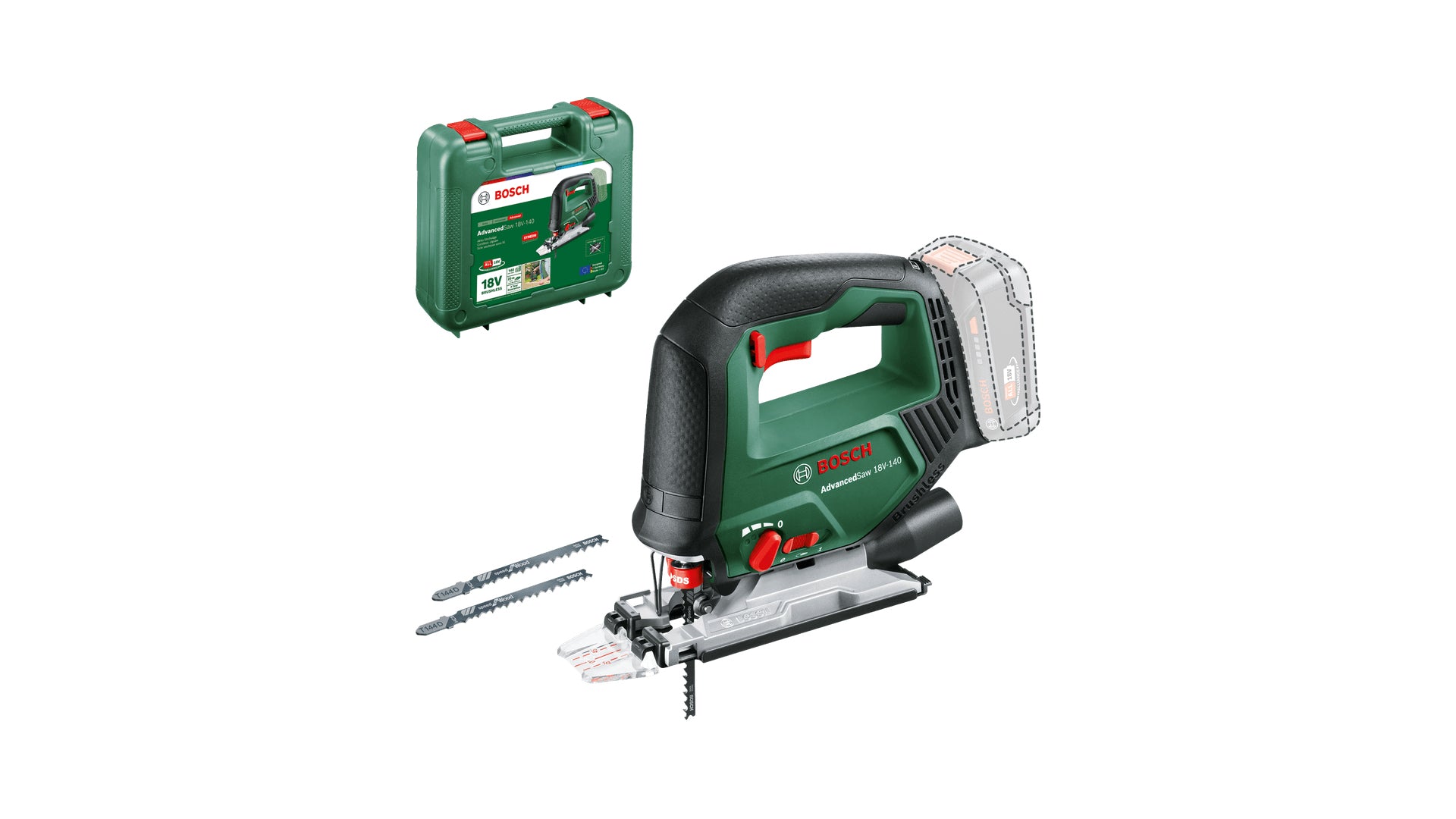 Bosch Bosch AdvancedSaw 18V-140 scie sauteuse 3000 spm 1,6 kg