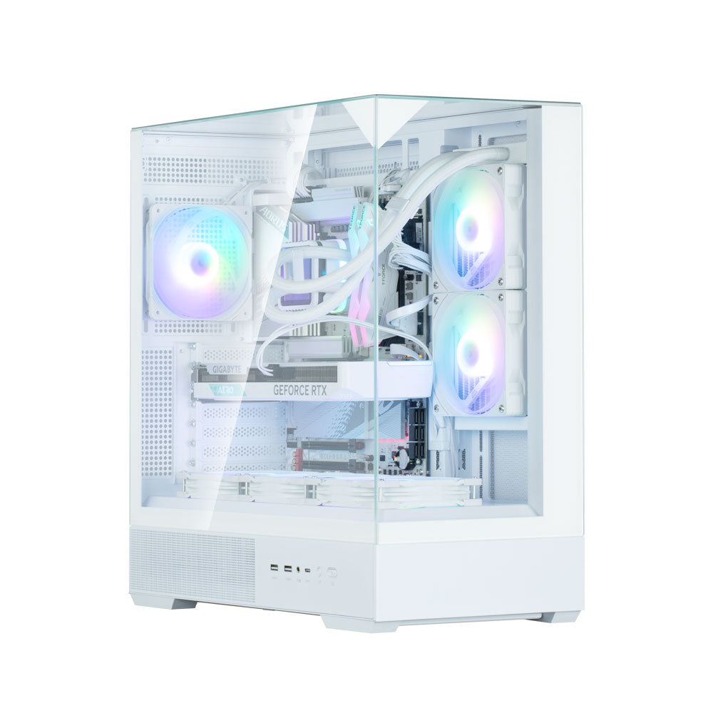 Zalman P40 Prism Boîtier PC Tour ATX Blanc