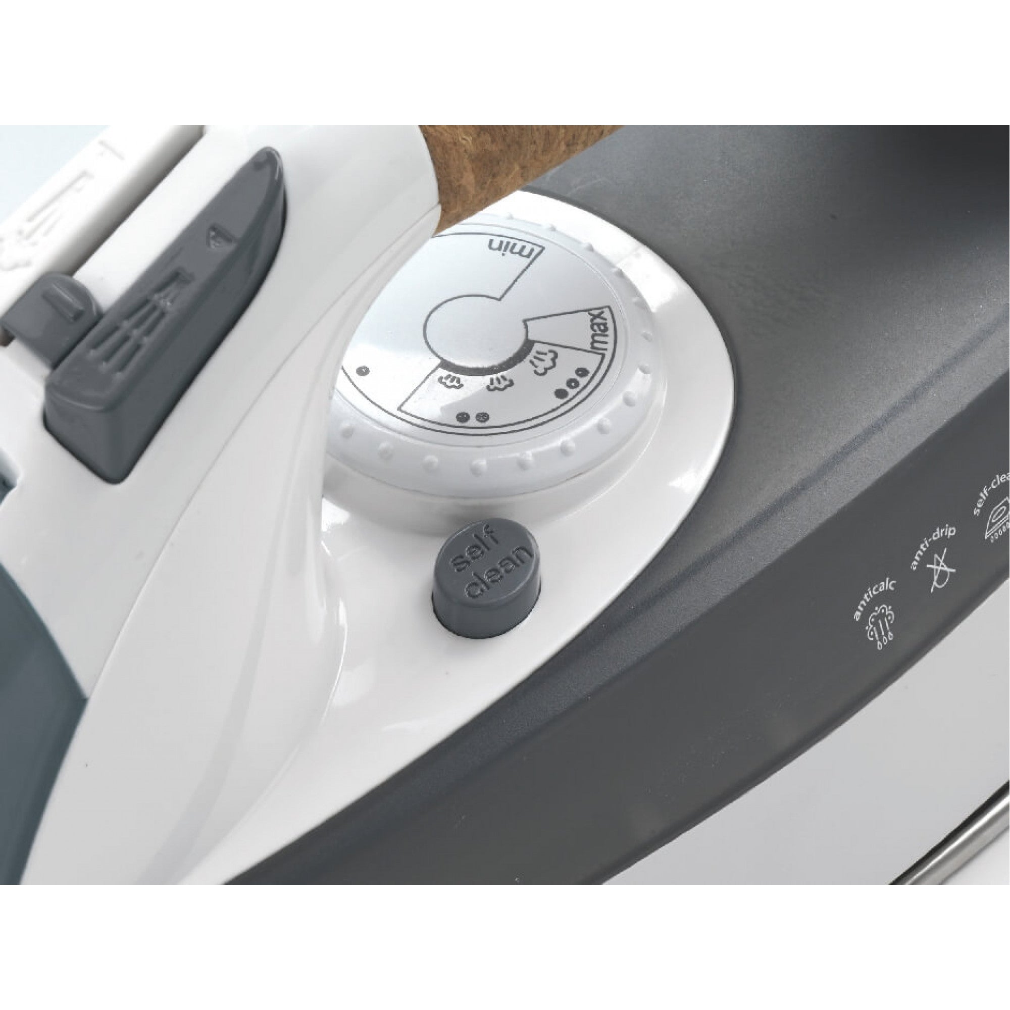 Ariete 6232/00 Fer à vapeur Semelle en acier inoxydable 2200 W Gris, Blanc