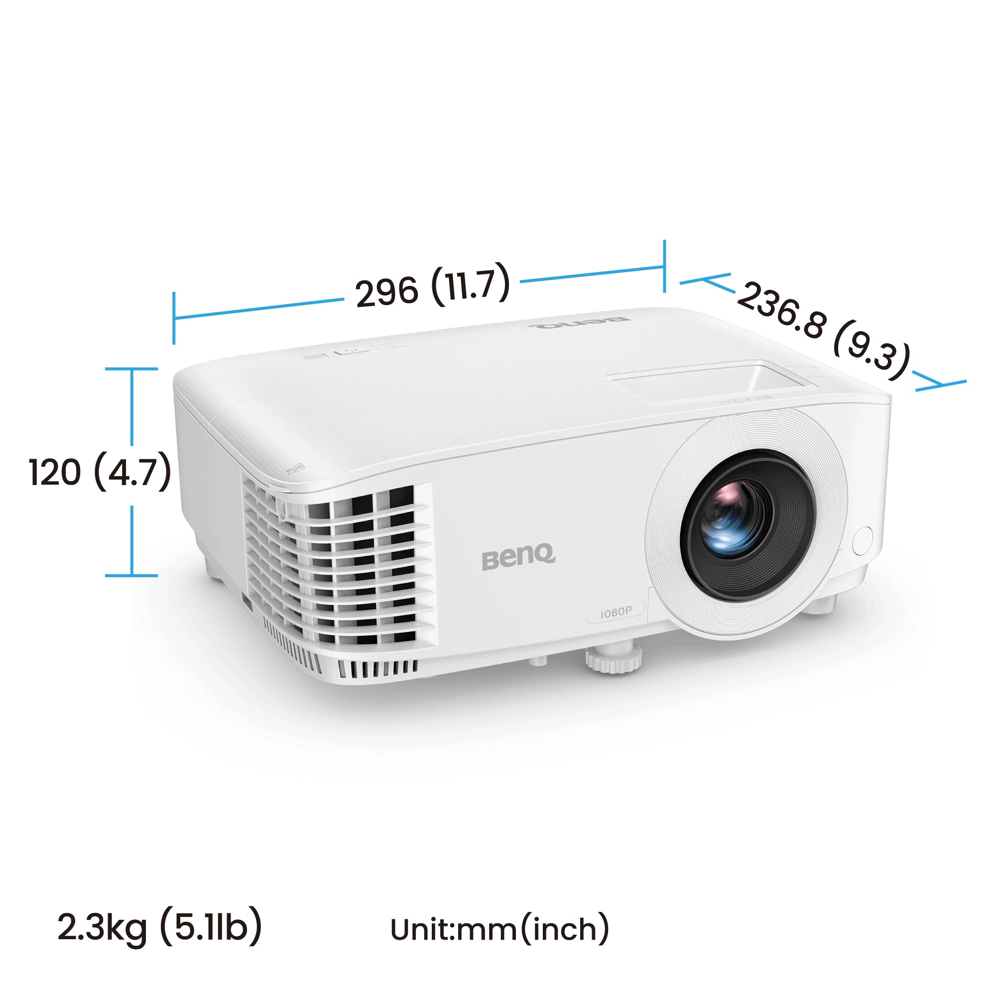 BenQ TH575i Projecteur à focale standard 3800 ANSI lumens DLP 1080p (1920x1080) Compatibilité 3D Blanc
