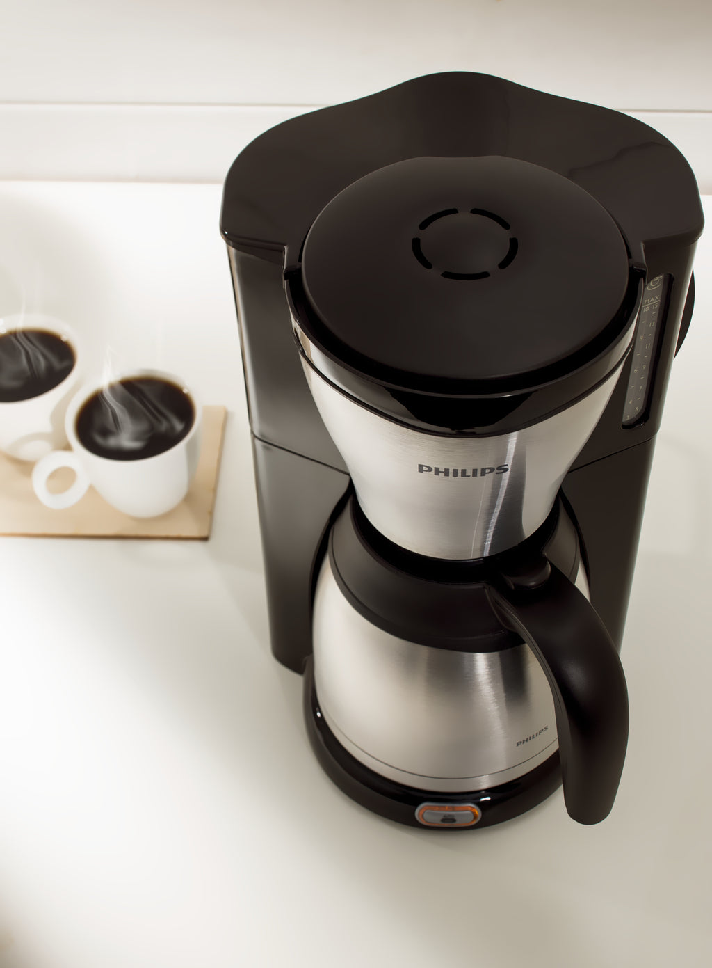Philips Café Gaia Collection Café Gaia HD7546/20 Cafetière filtre, verseuse isotherme, métal