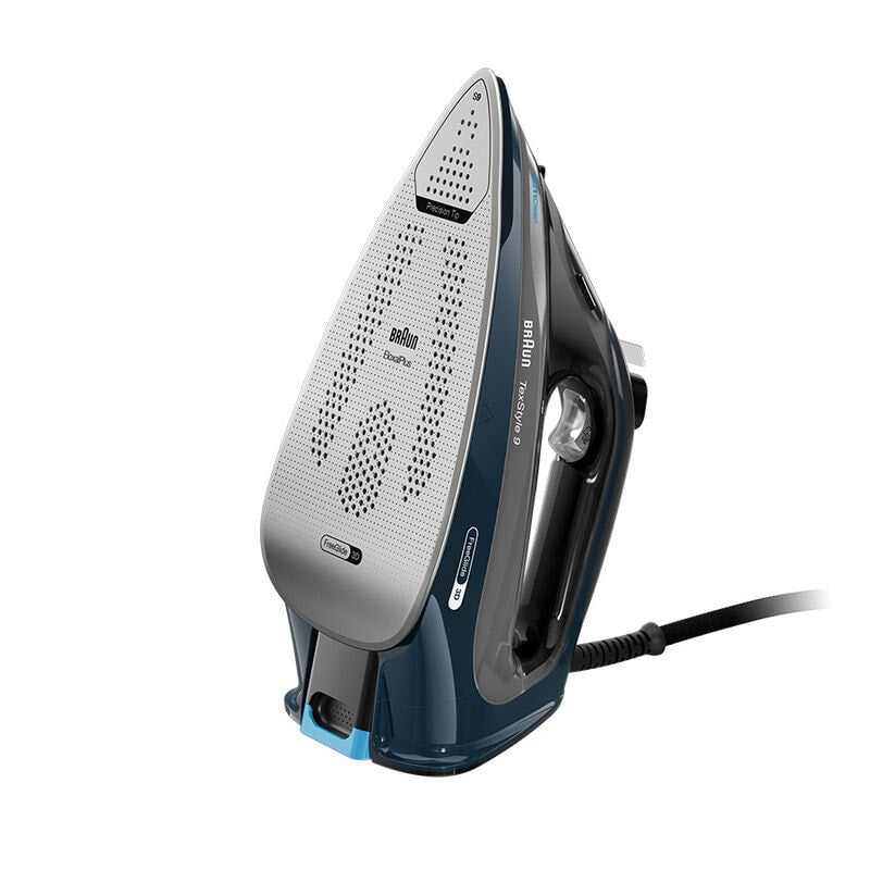 Braun TexStyle 9 0127409002 fer à repasser Fer à vapeur EloxalPlus soleplate 3200 W Bleu foncé