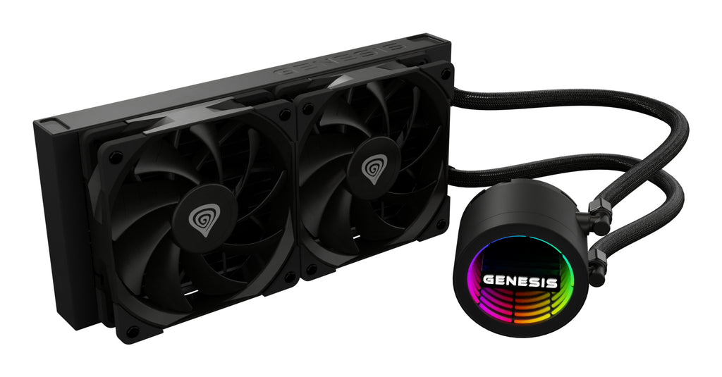 GENESIS Hydria 240 Processeur Refroidisseur de liquide tout-en-un Noir