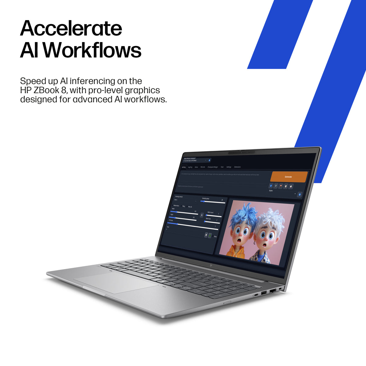 HP ZBook 8 G1i Mobile Workstation 16 265H 2TB NVIDIA RTX 500 Ada / Intel Arc 140T Windows 11 Pro
