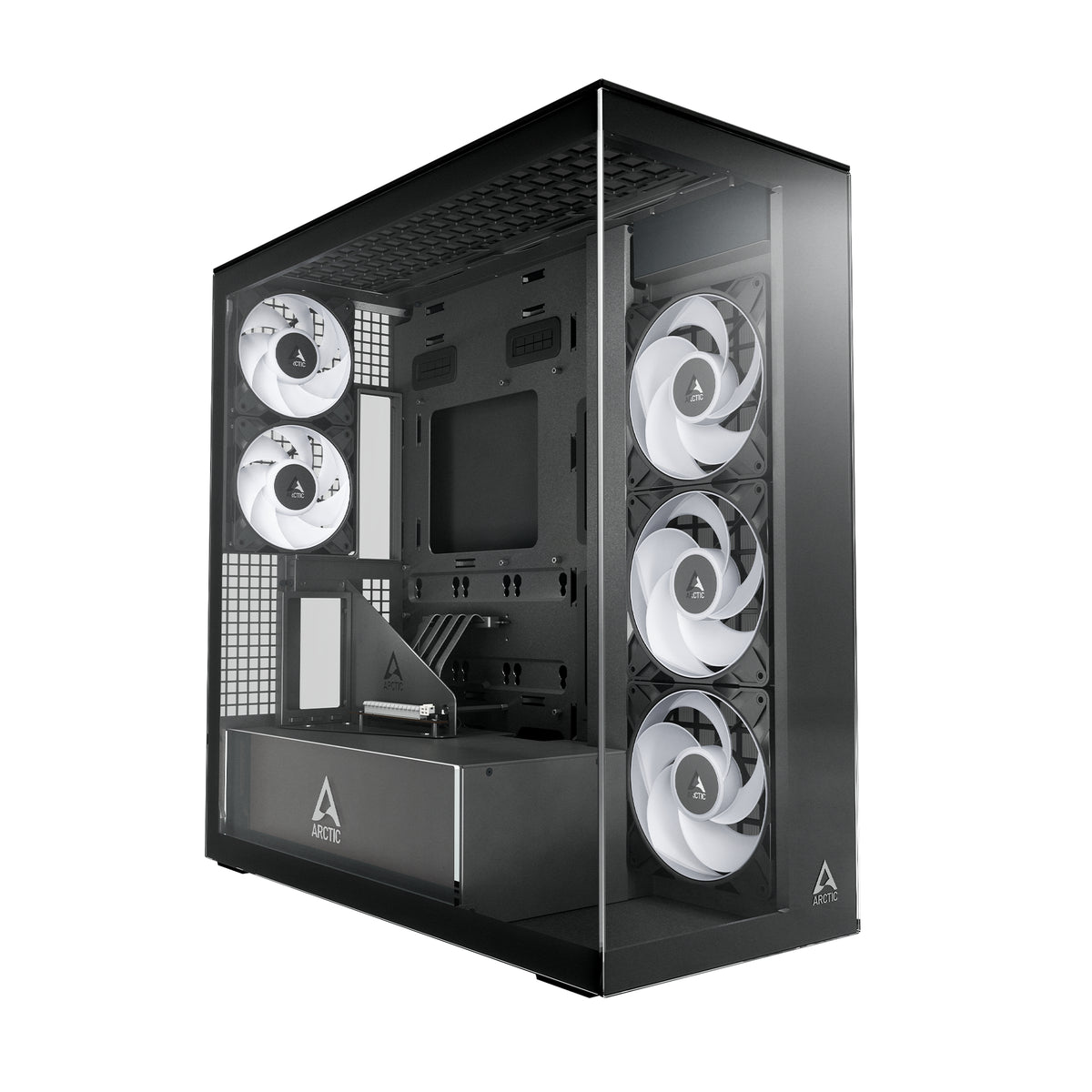 ARCTIC Xtender VG Black (Clear Glass) Noir, Transparent - vue 5