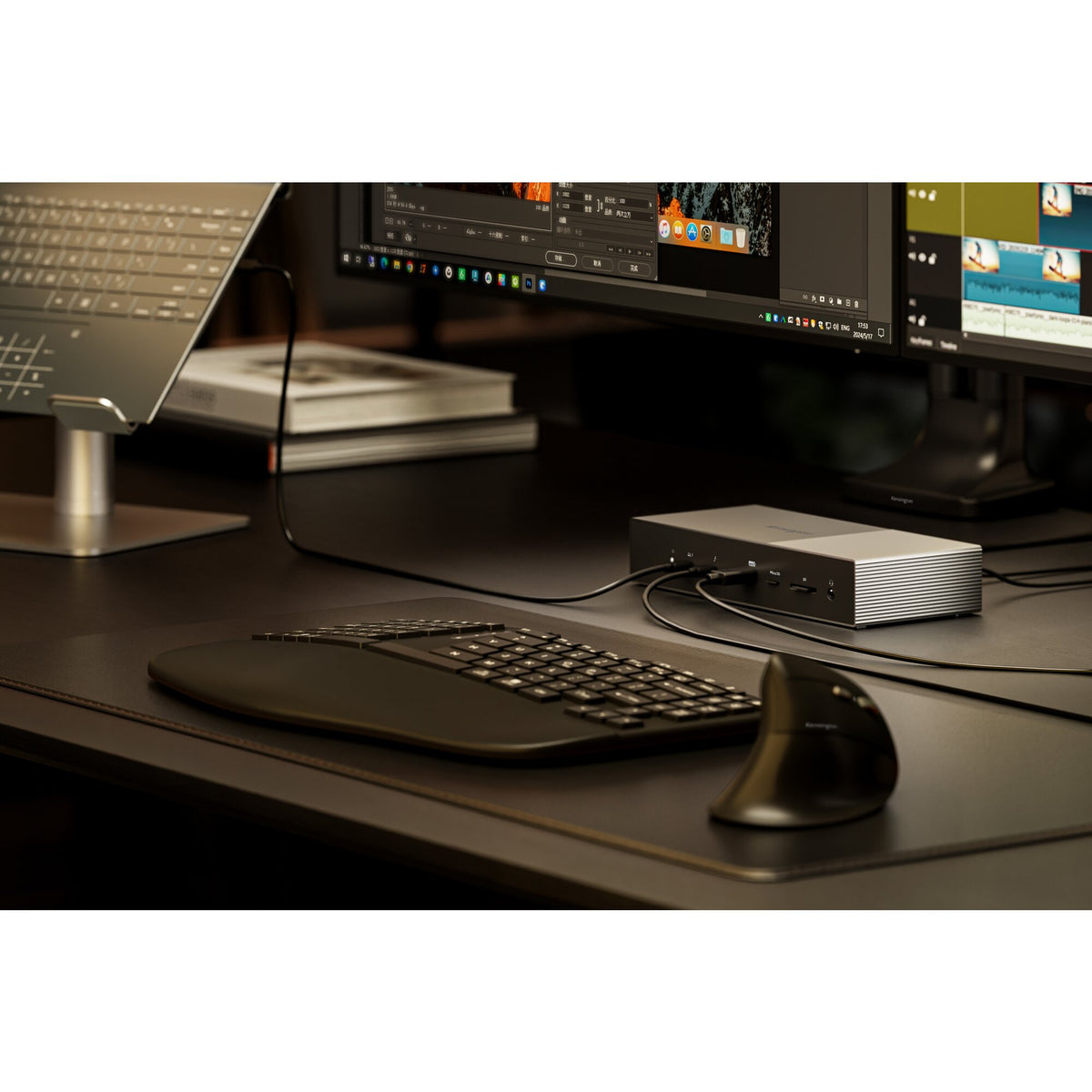 Kensington SD5000T5 EQ Station d’accueil Thunderbolt 5 avec Triple sortie vidéo 4K et alimentation PD 140 W
