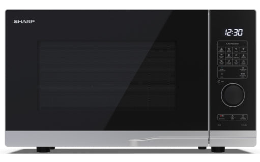 Sharp YC-PG284AE-S micro-onde Noir, Argent Micro-ondes grill Comptoir 28 L 900 W