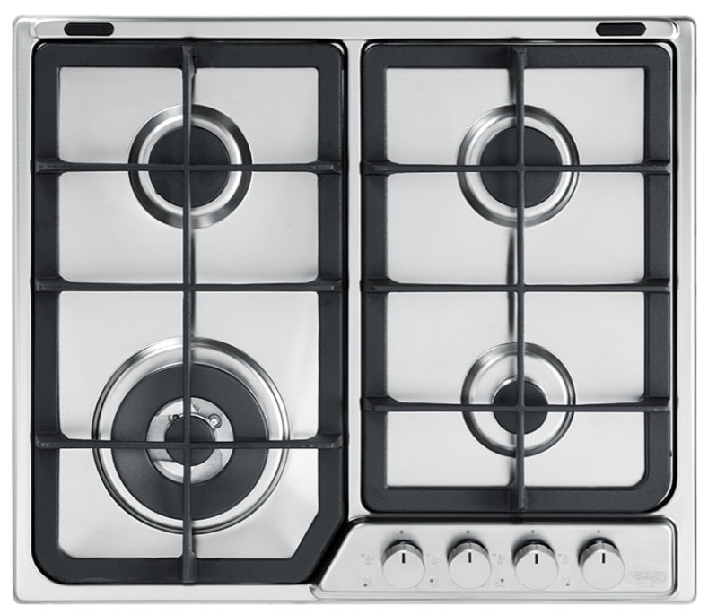 De’Longhi TAF 46 PRO plaque Acier inoxydable Intégré 58 cm Gaz 4 zone(s)
