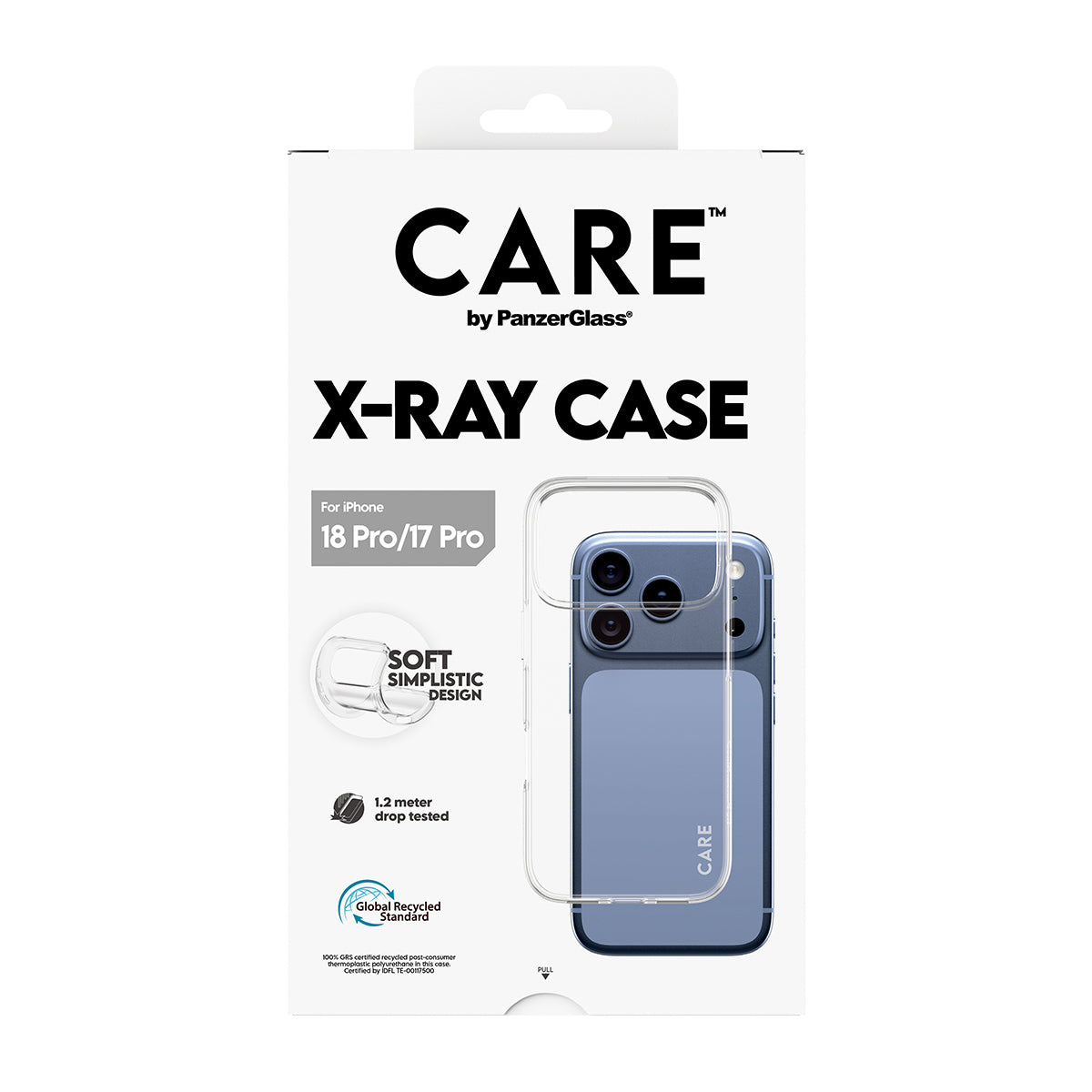 PanzerGlass CARE™ by ® X-Ray Case iPhone 2026 Pro | 17 Pro coque de protection pour téléphones portables Housse Transpar