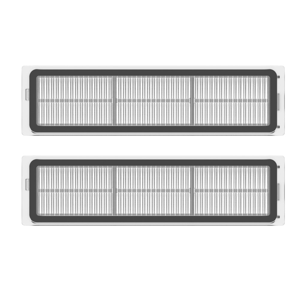 Filtres de Remplacement pour Aspirateur Robot, Compatible RHF1, Lot de 2, Noir/Gris