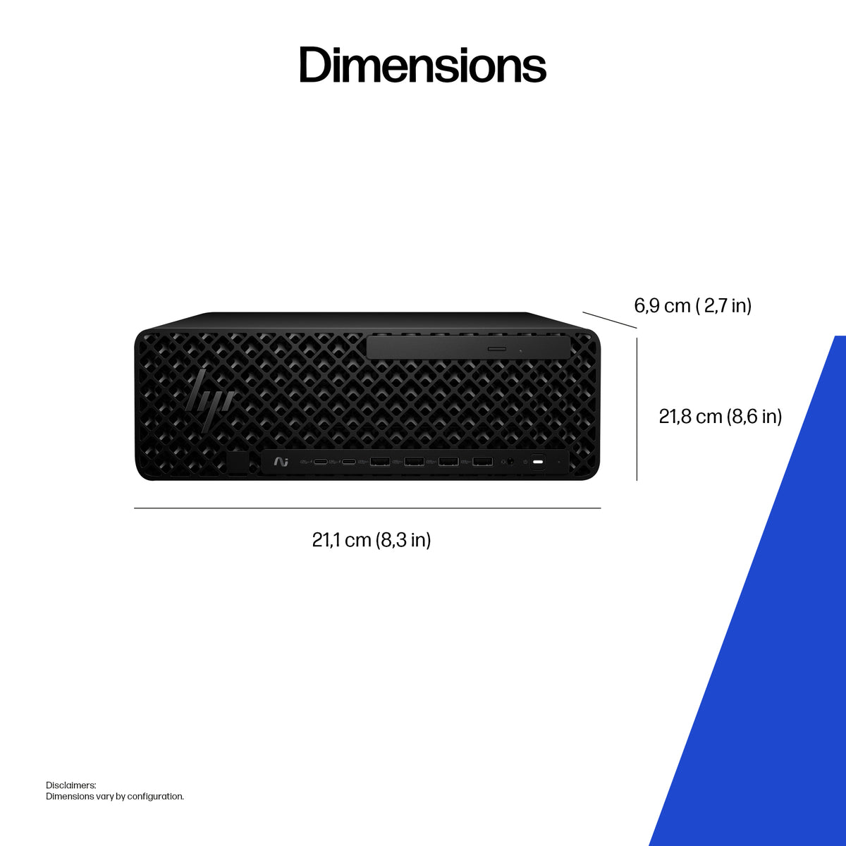 HP Workstation Z2 G1i SFF Core Ultra 7 265K 32GB 1TB NVIDIA RTX A400 / Intel Graphics Windows 11 Pro