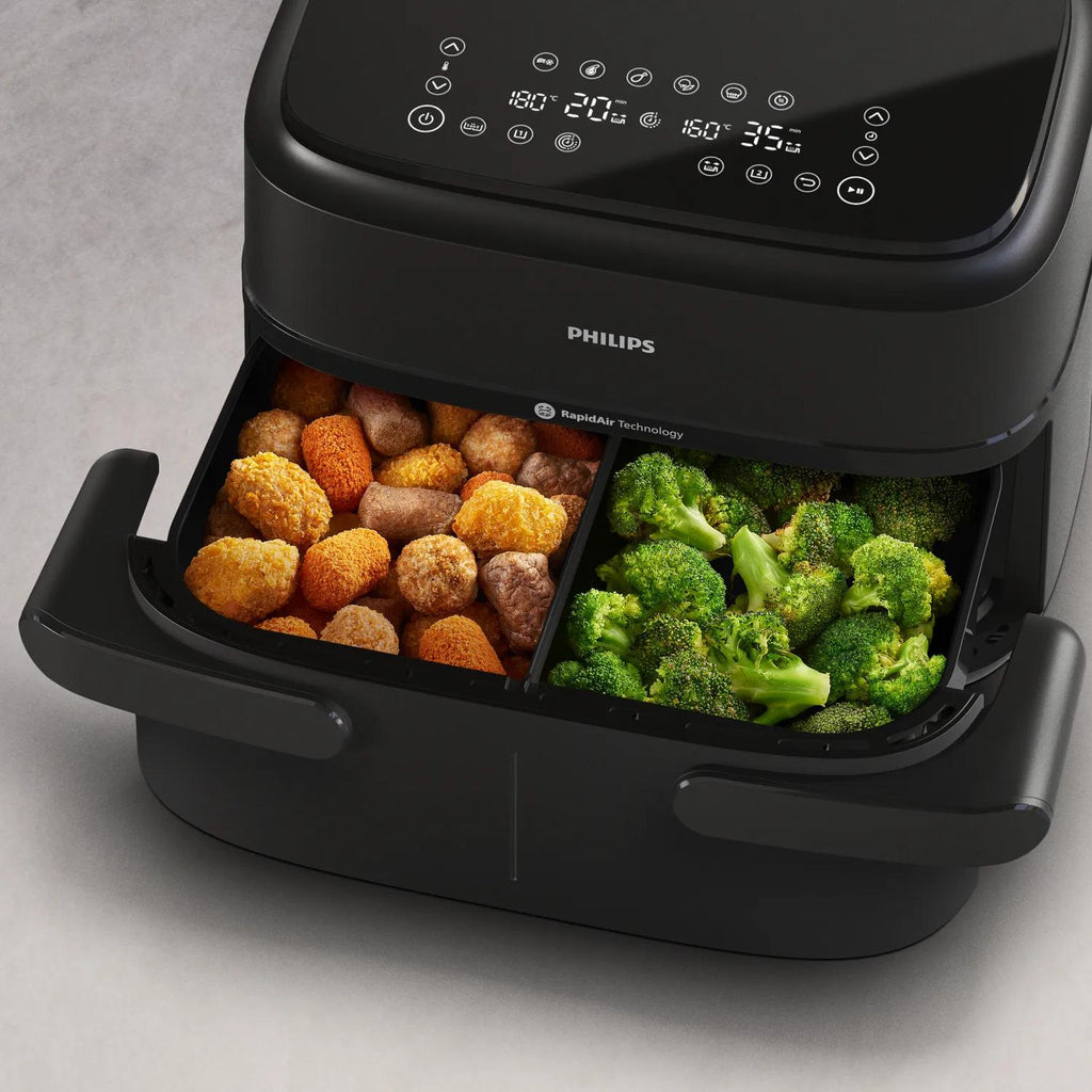 Philips Airfryer Série 1000 Double Panier 7.1L avec Séparateur Amovible
