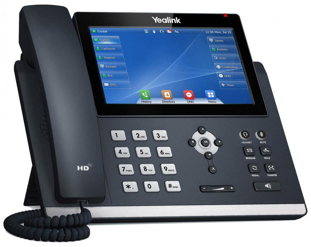 Yealink SIP-T48U Téléphone Fixe IP Gris avec Écran LED et Wifi