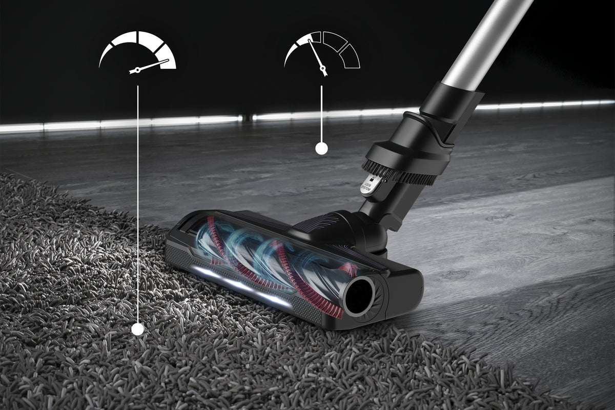 Rowenta RH2037 Aspirateur-balai 2 en 1 Batterie Sec Sans sac 0,4 L 250 W Noir, Violet