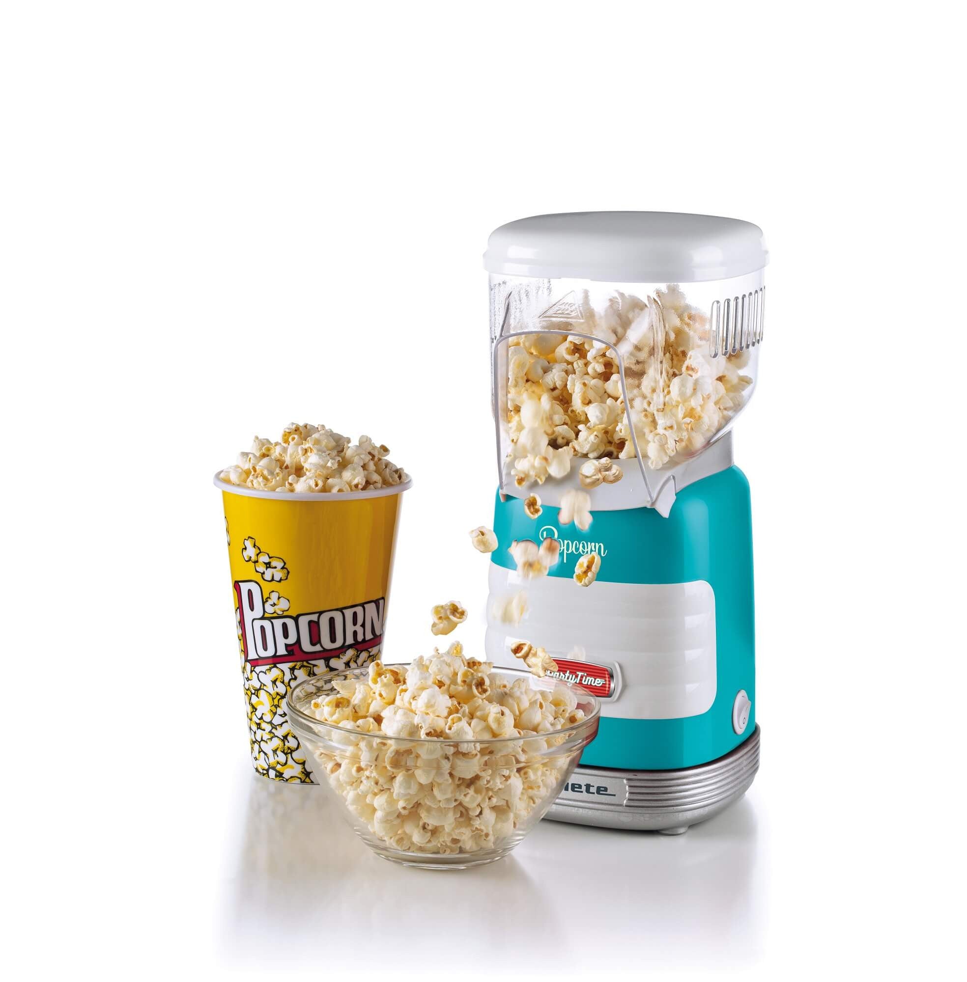 Ariete 2956/01 machine à popcorn Bleu, Transparent 2 min 1100 W