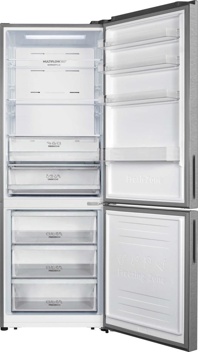 Gorenje NRK720EAXL4 réfrigérateur-congélateur Pose libre 495 L Gris - vue 4