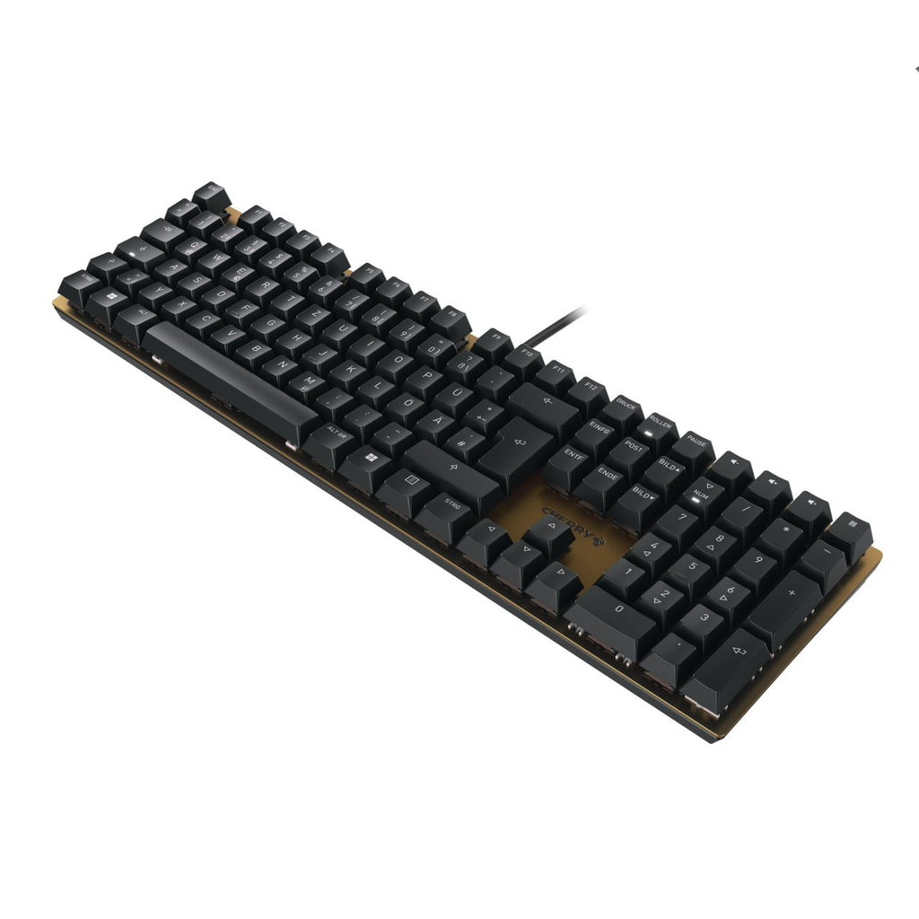 CHERRY KC 200 MX clavier Universel USB QWERTZ Allemand Noir, Bronze