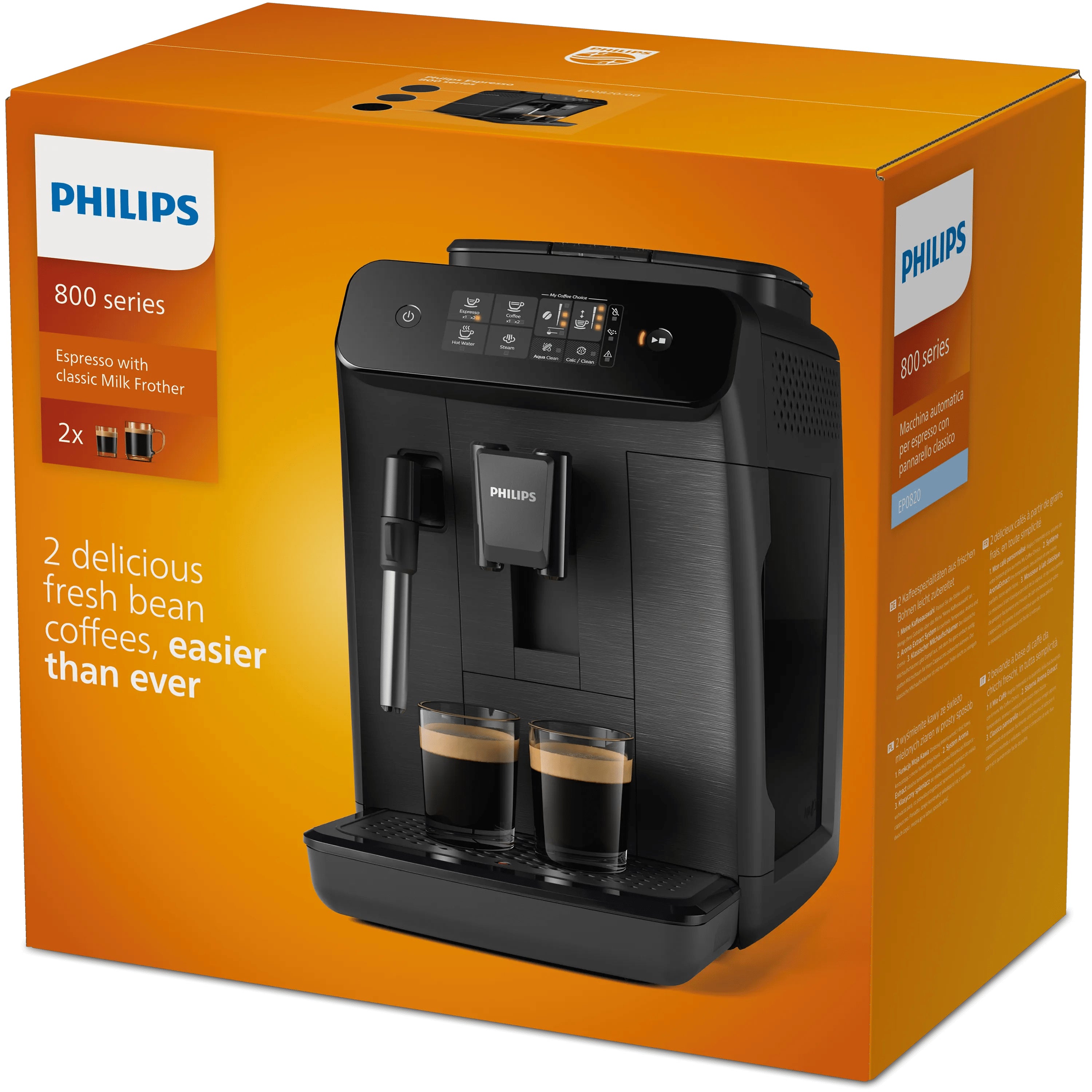 Philips 800 series Machines espresso entièrement automatiques série 800 EP0820/00