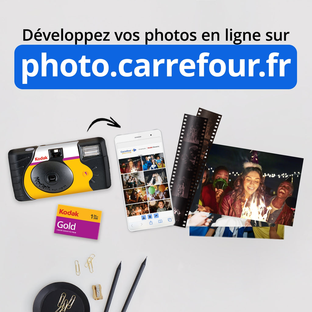 Kodak Appareil photo jetable 39 poses PowerFlash