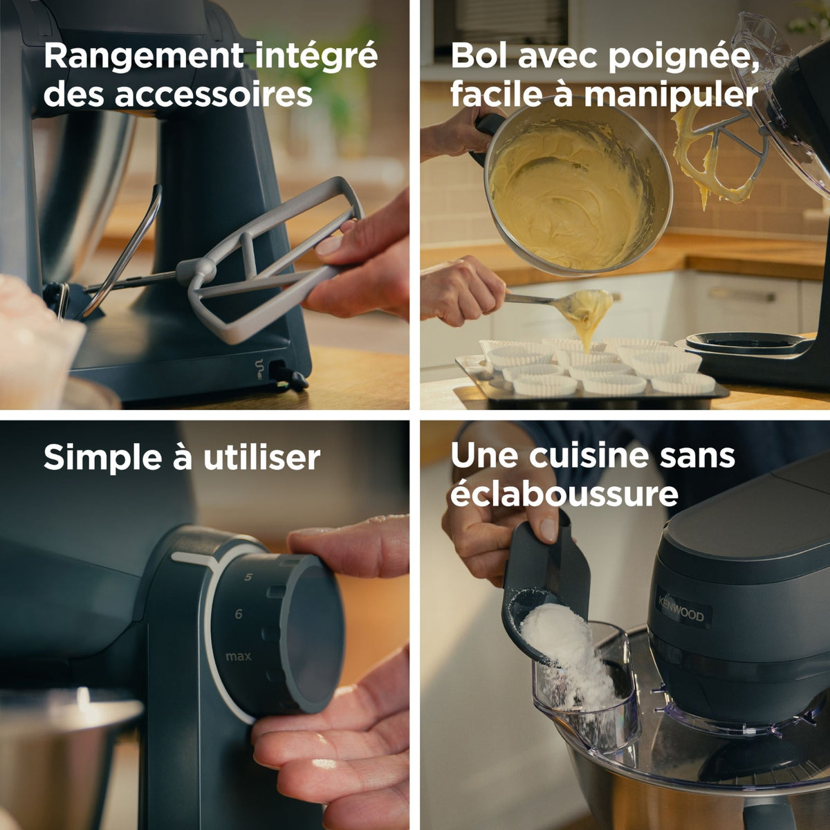 Kenwood Robot patissier 1000W - KHC30.050GY