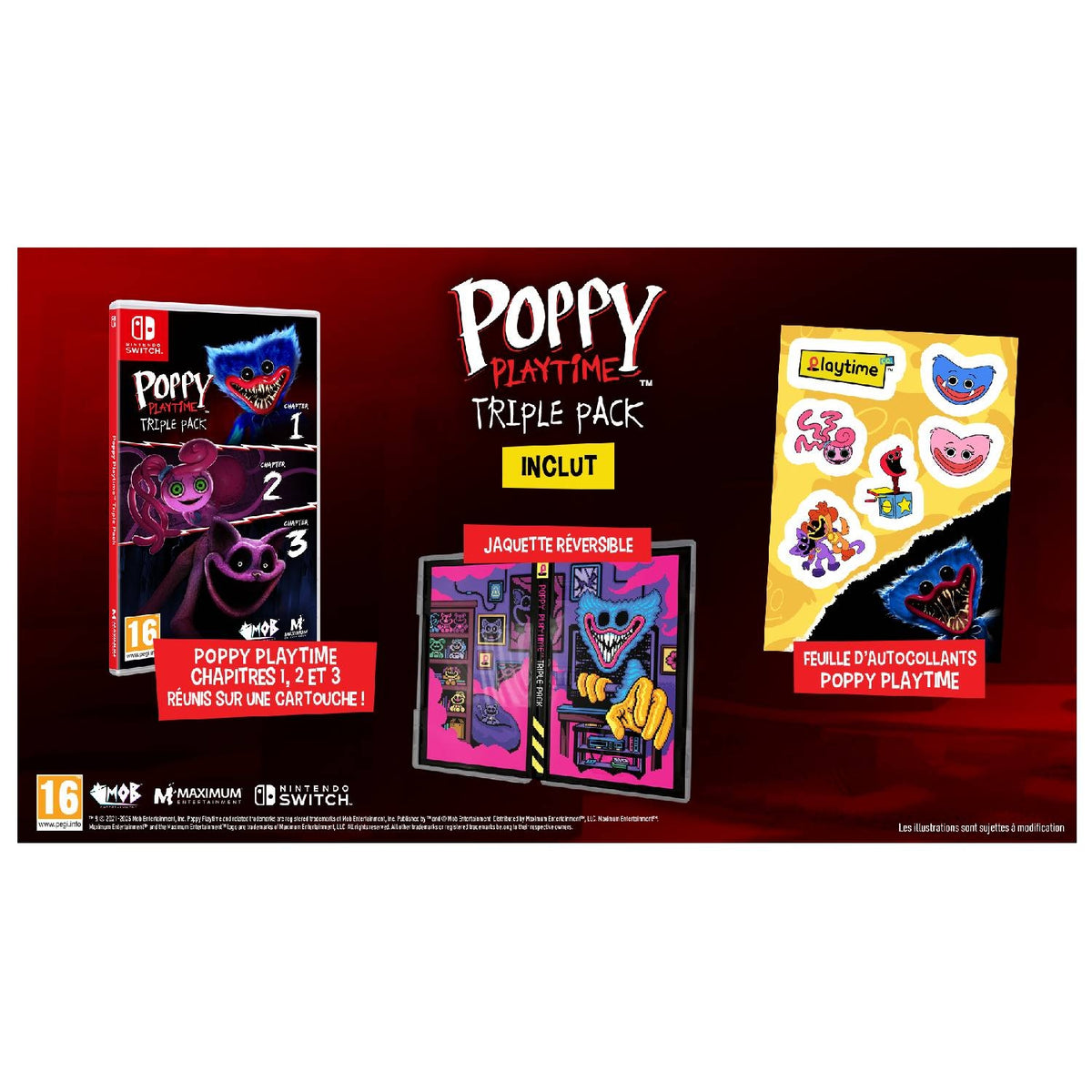 Maximum Poppy Playtime Triple Pack Switch