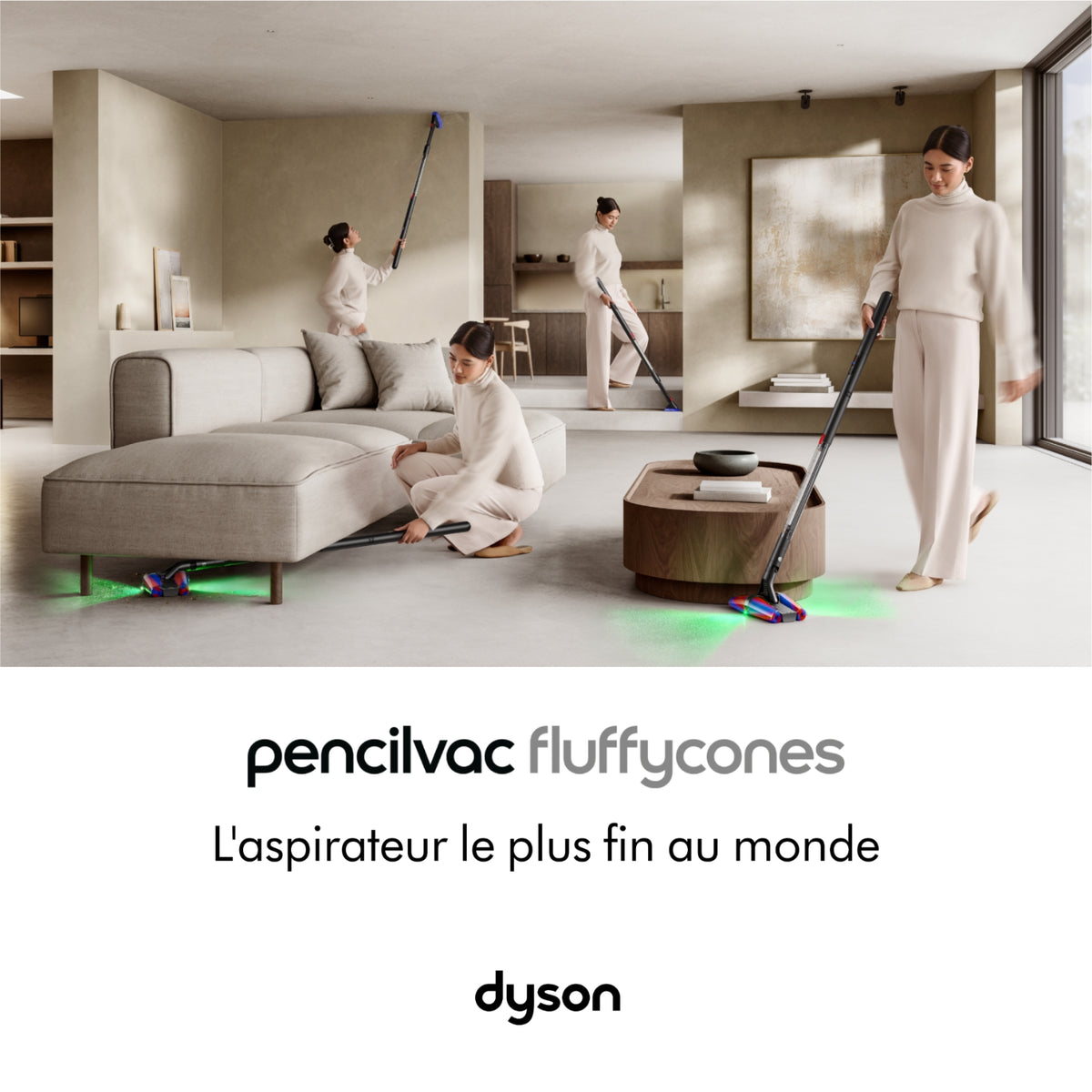 Dyson Aspirateur balai Pencilvac Fluffycones