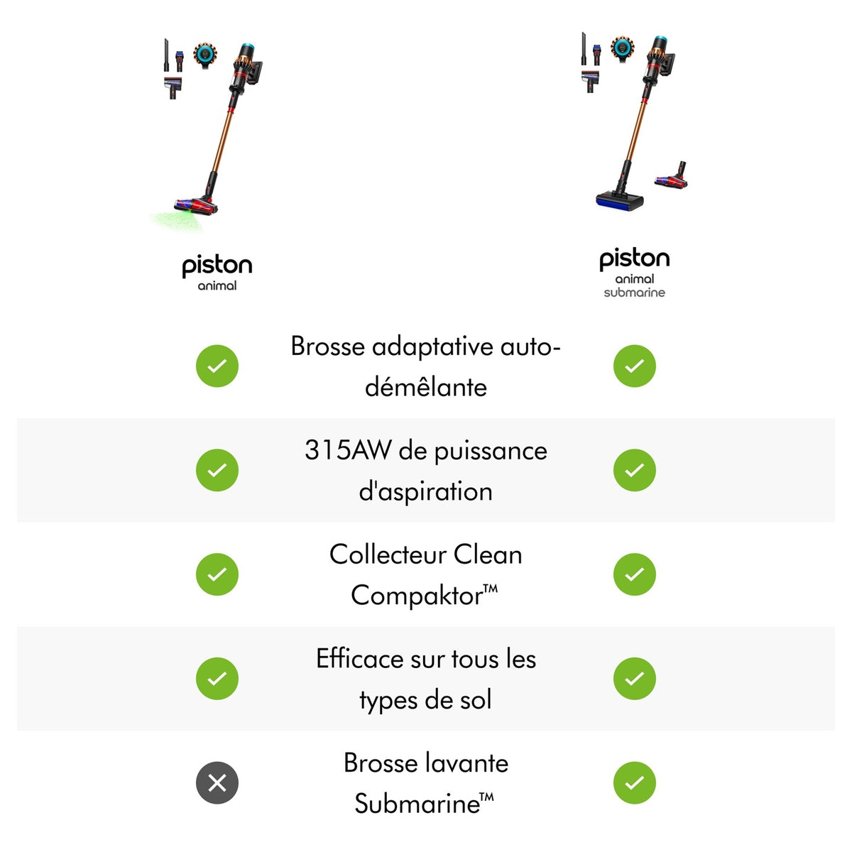 Dyson Aspirateur balai V16 Piston Animal