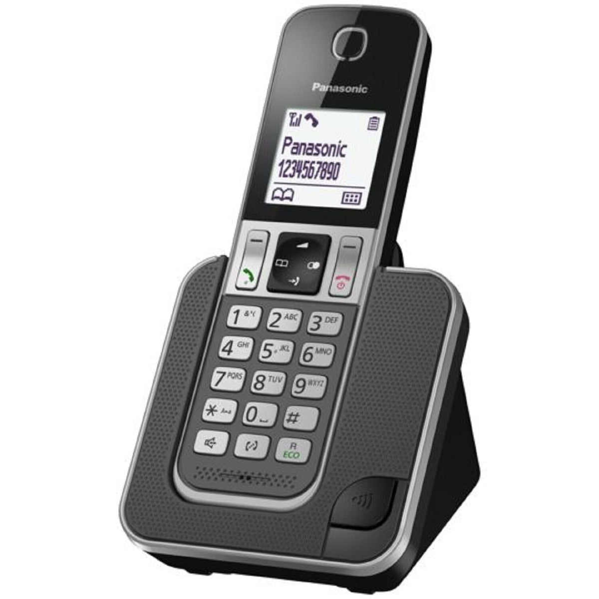 Panasonic Téléphone fixe sans fil - TGD310FRG Solo - Noir