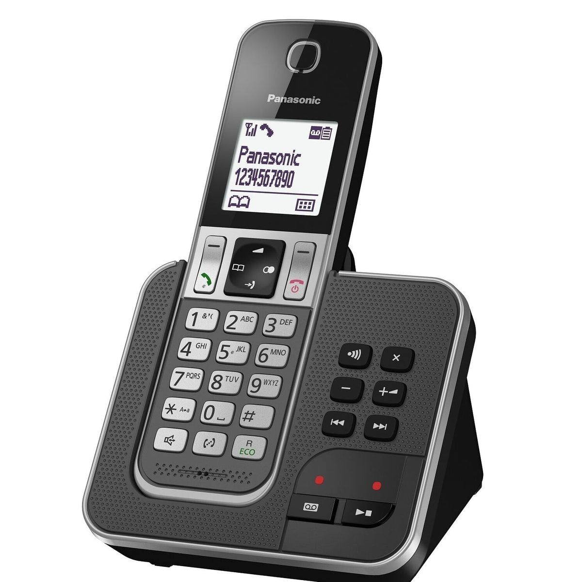Panasonic Téléphone fixe sans fil - KX TGD320FRG - Noir